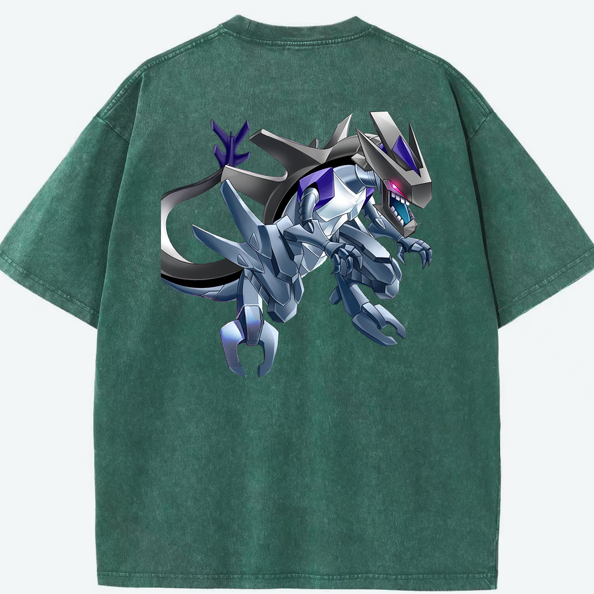 （画像用） 遊☆戯☆王 Yu-Gi-Oh! 綿100% ヴィンテージ風 半袖Tシャツ（背面プリント）